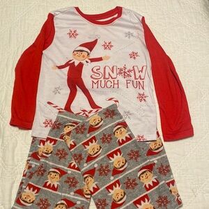 Elf on the shelf size 8 kids pajamas